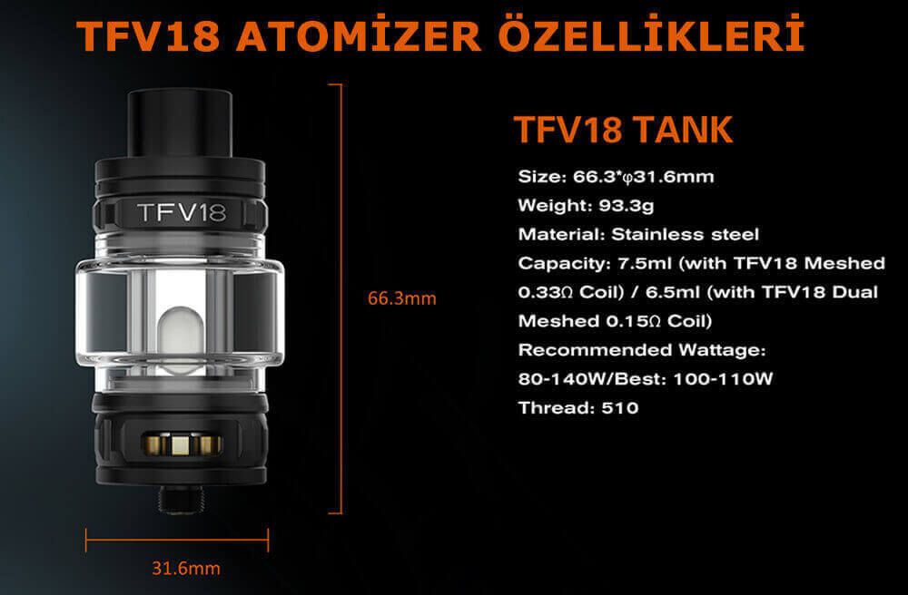 Smok TFV18 Atomizer
